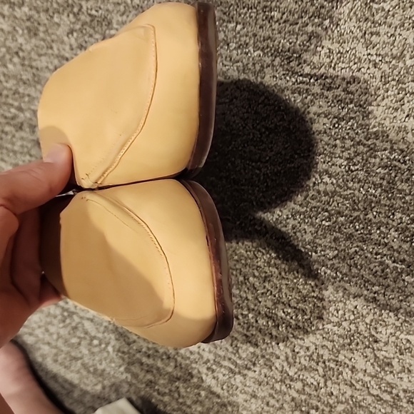 Aerisoles east wing tan leather upper slip ons size 8M balance man made - Picture 2 of 12